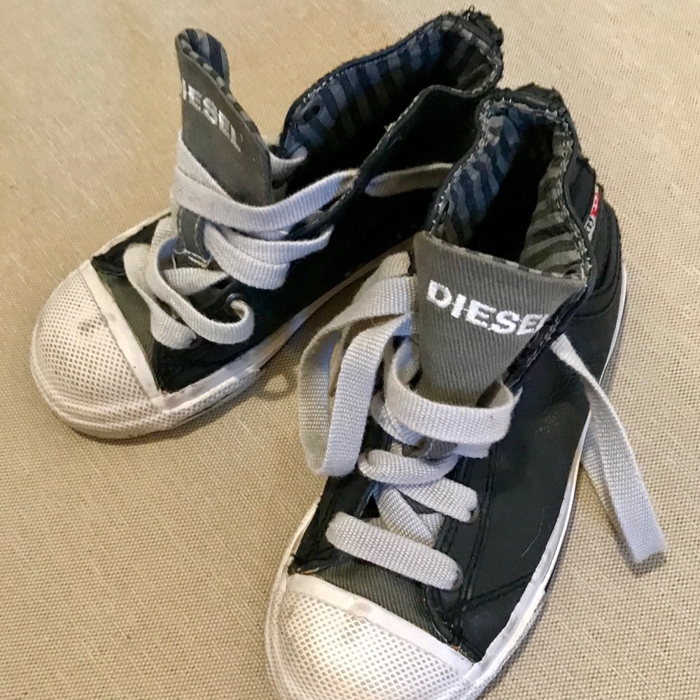 Diesel leather sneakers Sz 9.5